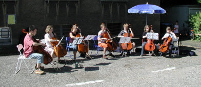 Cello-Kammermusik biem Sommerfest